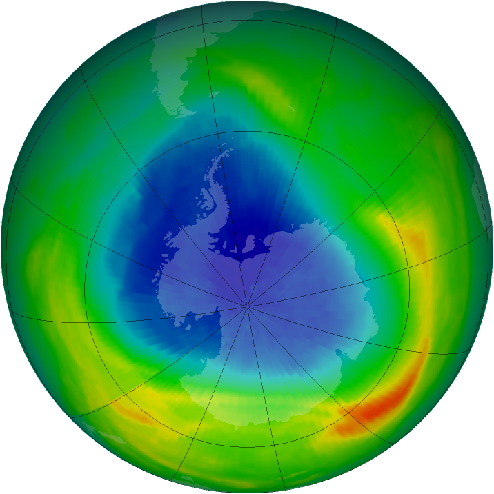 Ozone Map 1988-10-07